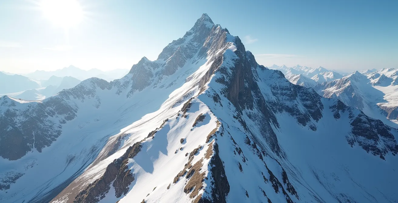 Two mountain climbing paths representing the Snowball (gradual) and Avalanche (steep) debt payoff strategies.